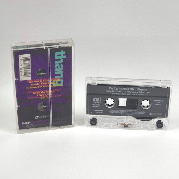 Ce Ce Peniston - Finally - 1992 Cassette A&M Records – 75021 5381 4 Plays Thru - Picture 2 of 4